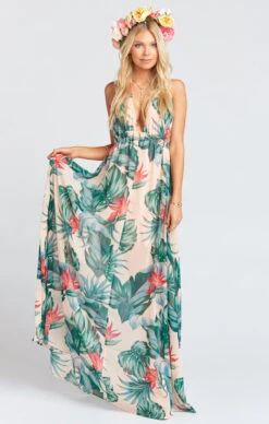 Show Me Your Mumu Luna Halter Dress ~ Kauai Kisses