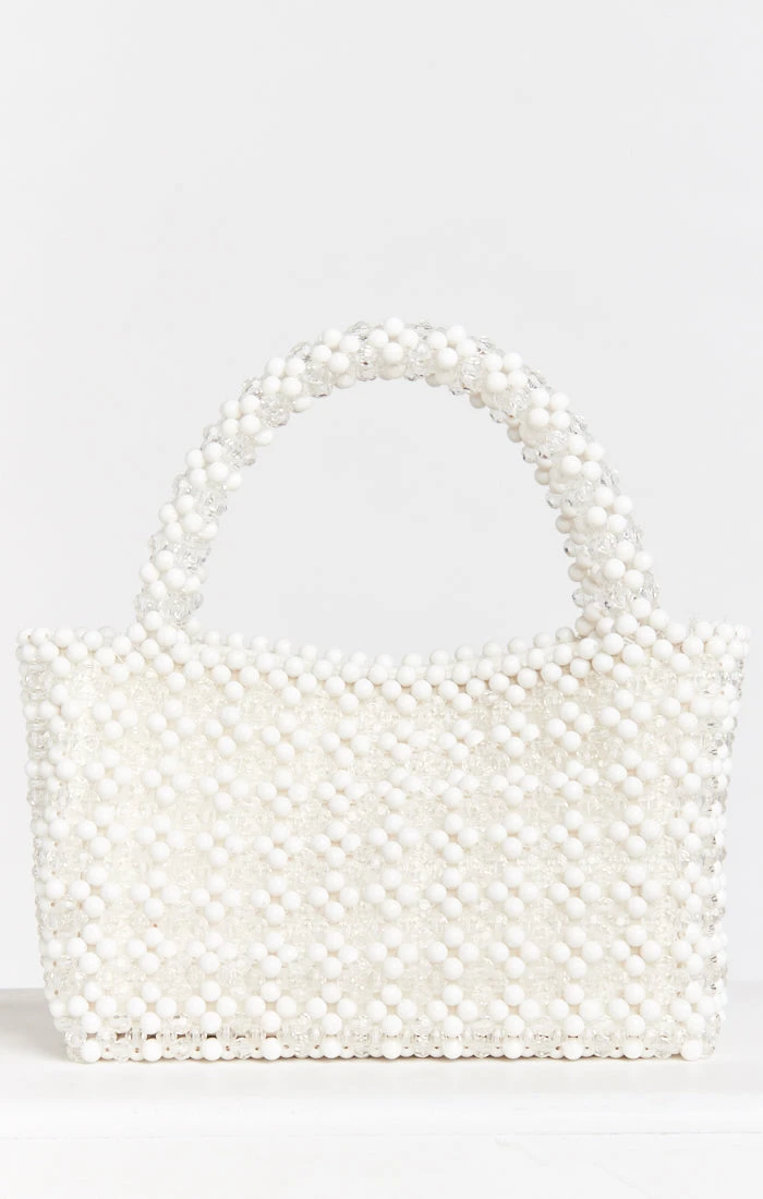 Show Me Your Mumu Cleobella X Mumu Clementine Bag ~ White Beaded 7 Show Me Your Mumu Cleobella X Mumu Clementine Bag ~ White Beaded - Image 5