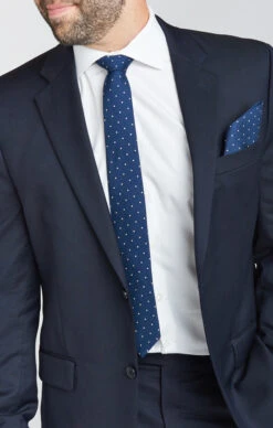 Show Me Your Mumu Nico Neck Tie ~ Rich Navy Dot