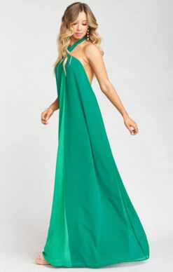 Show Me Your Mumu Twist And Turn Maxi Dress ~ Kelly Green Chiffon -Show Me Your Mumu a35f9f7db6bc31626a3eab20b95af45a