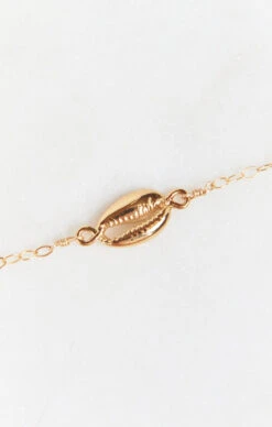 Show Me Your Mumu Ki.ele Jewelry Ocean Cowrie Shell Anklet ~ 14K Gold -Show Me Your Mumu a9528e0ff907c1d042c3f4cced887b7b