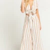 Show Me Your Mumu Val Jumpsuit ~ Shorebert Stripe