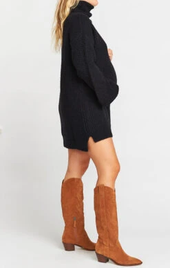 Show Me Your Mumu Chester Sweater Dress ~ Black Knit -Show Me Your Mumu anniei pregs 8.295792
