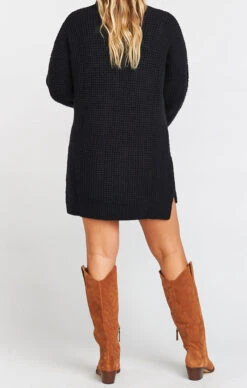 Show Me Your Mumu Chester Sweater Dress ~ Black Knit -Show Me Your Mumu anniei pregs 8.295795