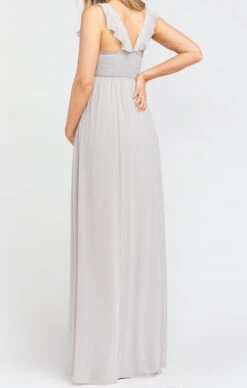 Show Me Your Mumu June Maxi Dress ~ Dove Grey Chiffon -Show Me Your Mumu b238e0a75c86a445456c4821f6c1017d