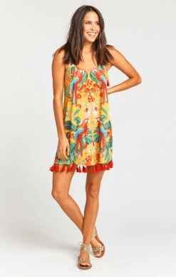 Show Me Your Mumu Throw And Go Tassel Mini Dress ~ Pollys Paradise