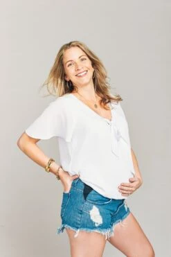 Show Me Your Mumu Maternity Side Stretch Shorts ~ Blue Bae -Show Me Your Mumu b8645625fff500e374a9d8bfcf0bb06c