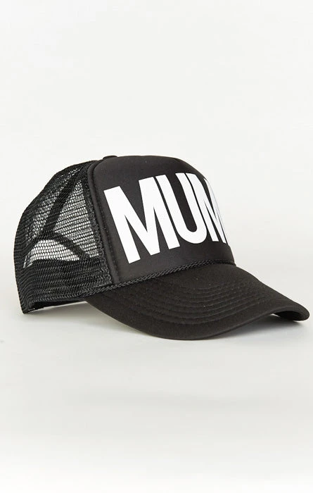 Show Me Your Mumu MUMU Trucker Hat ~ Black And White 4 Show Me Your Mumu MUMU Trucker Hat ~ Black And White - Image 2