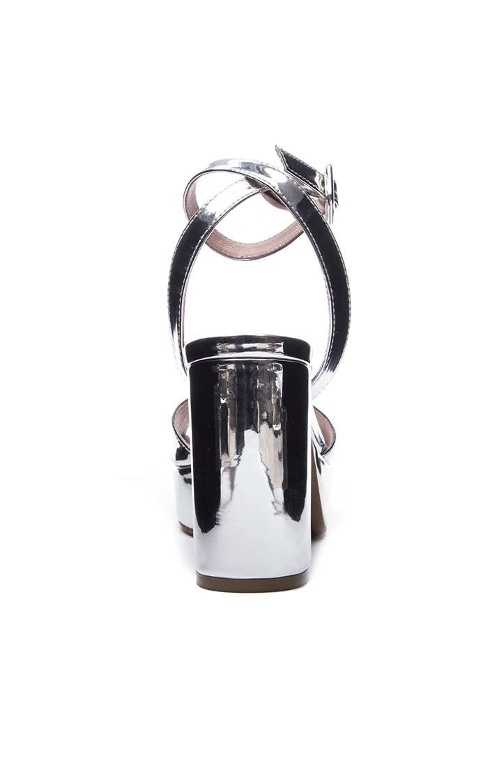 Show Me Your Mumu Theresa Heels ~ Silver Metallic 4 Show Me Your Mumu Theresa Heels ~ Silver Metallic - Image 2