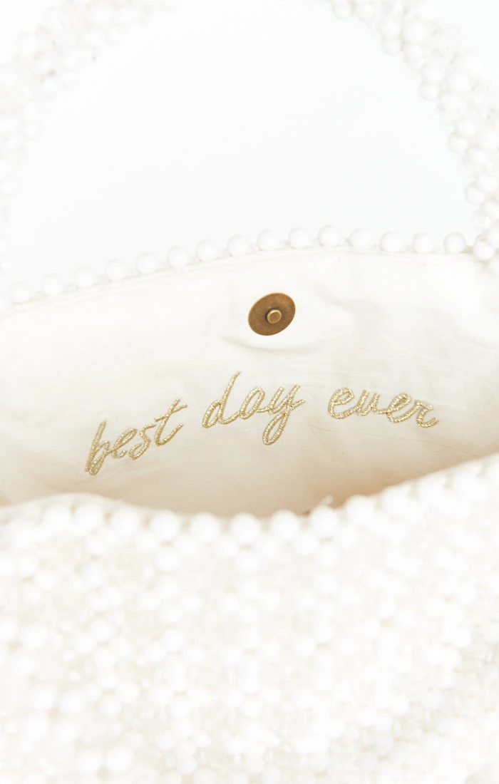 Show Me Your Mumu Cleobella X Mumu Clementine Bag ~ White Beaded 9 Show Me Your Mumu Cleobella X Mumu Clementine Bag ~ White Beaded - Image 7