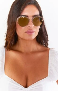 Show Me Your Mumu Harlow Aviator Sunglasses ~ Amber Tort -Show Me Your Mumu bella 3.542084