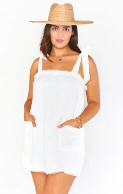 Show Me Your Mumu Sunshine Dress ~ White Linen -Show Me Your Mumu bella 3.543335