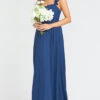 Show Me Your Mumu June Maxi Dress ~ Rich Navy Crisp