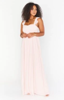 Show Me Your Mumu June Maxi Dress ~ Dusty Blush Crisp -Show Me Your Mumu bodydiversity sophia mumugirls 1.2234122