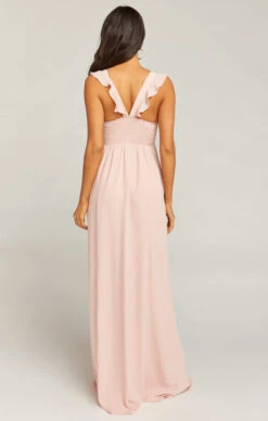 Show Me Your Mumu June Maxi Dress ~ Dusty Blush Crisp -Show Me Your Mumu bs9 0170n db46 03