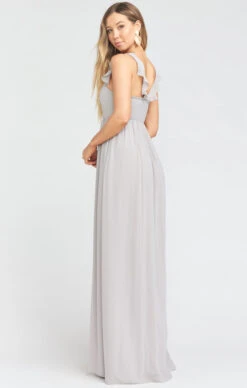 Show Me Your Mumu June Maxi Dress ~ Dove Grey Chiffon -Show Me Your Mumu c9de53bfc8ec70b06c75db134029e23e