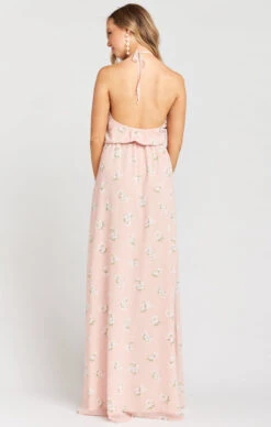 Show Me Your Mumu Heather Halter Dress ~ GWSXMUMU Blush Meadow -Show Me Your Mumu ca472d3173175339287424a4228a67fa