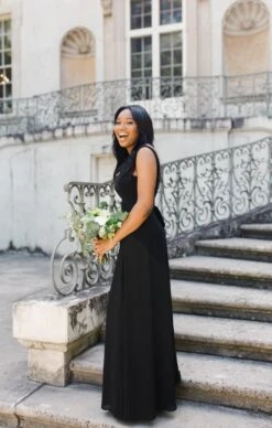 Show Me Your Mumu Jenn Maxi Dress ~ Black Chiffon -Show Me Your Mumu caitlinswanhouseshoot 20181001 78