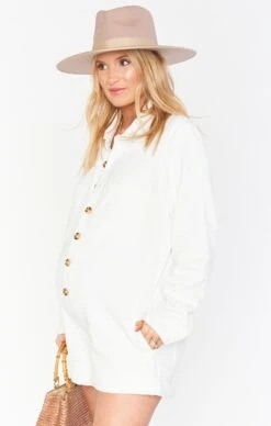 Show Me Your Mumu Tegan Jumper ~ Whitewash -Show Me Your Mumu camcocobrittanypregs 20200224 188