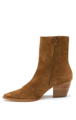 Show Me Your Mumu Matisse Caty Bootie ~ Cognac Suede 13 Show Me Your Mumu Matisse Caty Bootie ~ Cognac Suede -Show Me Your Mumu catyfawnside