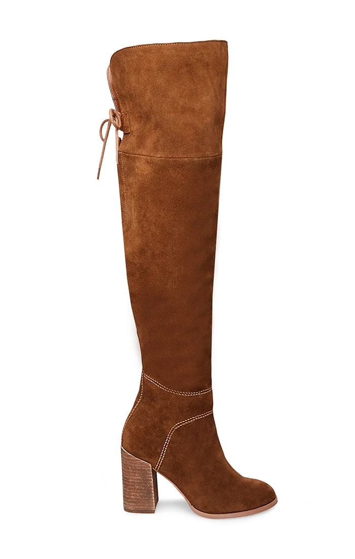 Show Me Your Mumu Steve Madden ~ Novela High Boots Tan ~ Suede 4 Show Me Your Mumu Steve Madden ~ Novela High Boots Tan ~ Suede - Image 2