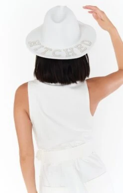 Show Me Your Mumu Let's Get Hitched Detachable Veil Hat ~ White -Show Me Your Mumu citrusingeorgia jasmine 2.2338169