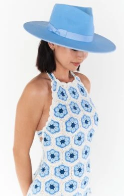 Show Me Your Mumu Lack Of Color Capri Rancher Hat ~ Sky Blue -Show Me Your Mumu citrusingeorgia jasmine 2.2338304