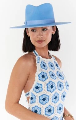 Show Me Your Mumu Lack Of Color Capri Rancher Hat ~ Sky Blue -Show Me Your Mumu citrusingeorgia jasmine 2.2338306