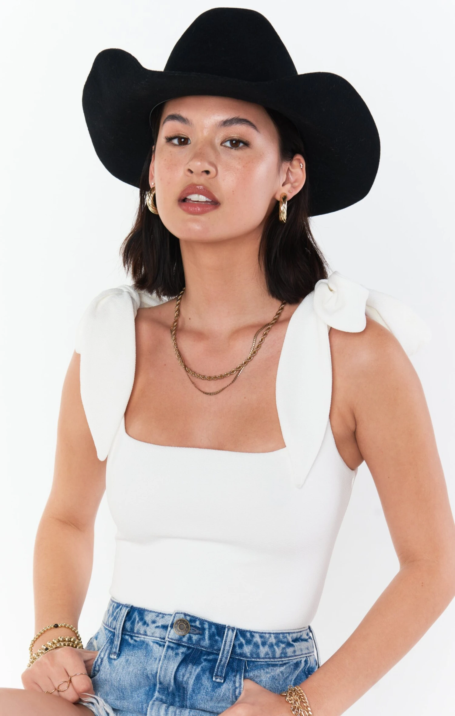 Show Me Your Mumu Walken Cowboy Hat ~ Black 4 Show Me Your Mumu Walken Cowboy Hat ~ Black - Image 2