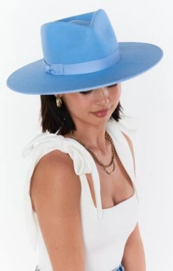 Show Me Your Mumu Lack Of Color Capri Rancher Hat ~ Sky Blue -Show Me Your Mumu citrusingeorgia jasmine 2.2338442