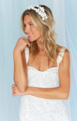 Show Me Your Mumu Bride's Bouquet Headband ~ White -Show Me Your Mumu claudiapaige 1.631707