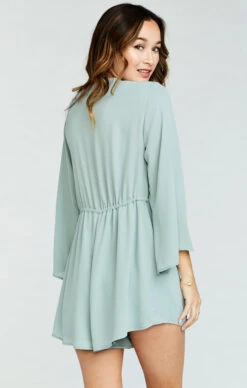 Show Me Your Mumu Roxy Romper ~ Silver Sage Crisp -Show Me Your Mumu d0a1662e7d0a506aa4f16b2bc2b66f23