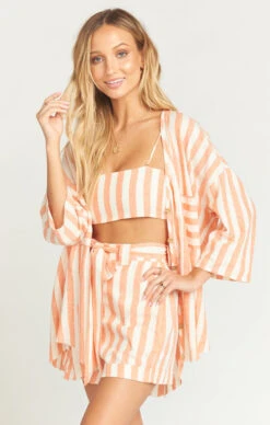 Show Me Your Mumu Kenny Scarf Top ~ Dreamsicle Stripe Linen -Show Me Your Mumu d85d92dfbcba268ecd1c884b48cf1b0b