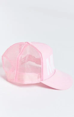 Show Me Your Mumu Mumu Trucker Hat ~ Light Pink/White -Show Me Your Mumu dbcc5a0a49b4b8b532ef45d76ff2c7bd