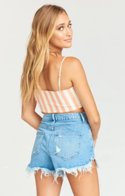 Show Me Your Mumu Kenny Scarf Top ~ Dreamsicle Stripe Linen -Show Me Your Mumu dea0bf660a2befeb530cb10dc4e71424