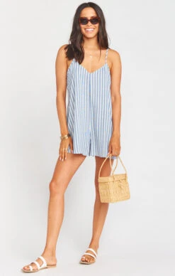 Show Me Your Mumu Rascal Romper ~ She Sails Stripe
