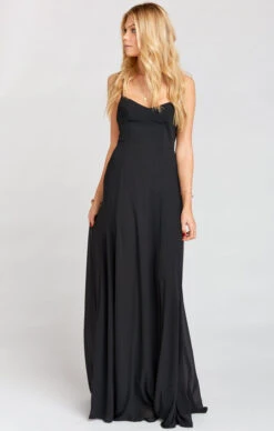 Show Me Your Mumu Godshaw Goddess Gown ~ Black Chiffon