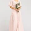 Show Me Your Mumu Emily Empire Maxi Dress ~ Dusty Blush Crisp -Show Me Your Mumu ed535e5d089183340155252a9ee9a552