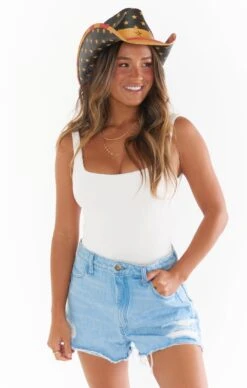 Show Me Your Mumu Flag Cowboy Hat ~ Red & Blue 10 Show Me Your Mumu Flag Cowboy Hat ~ Red & Blue -Show Me Your Mumu erynliv 4.193927