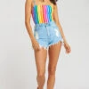 Show Me Your Mumu Halley One Piece ~ Rainbow Fun Dip