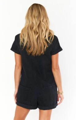 Show Me Your Mumu Range Romper ~ Washed Black 13 Show Me Your Mumu Range Romper ~ Washed Black -Show Me Your Mumu fall23 allyliv 12.1527269