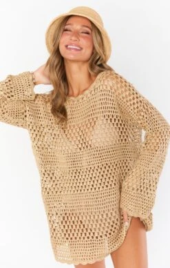 Show Me Your Mumu Lack Of Color The Inca Bucket Hat ~ Natural -Show Me Your Mumu fall23 bri 12.1628401