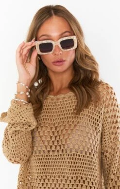 Show Me Your Mumu Banbè Eyewear The Kendall Sunglasses ~ Pearl -Show Me Your Mumu fall23 bri 12.1628432
