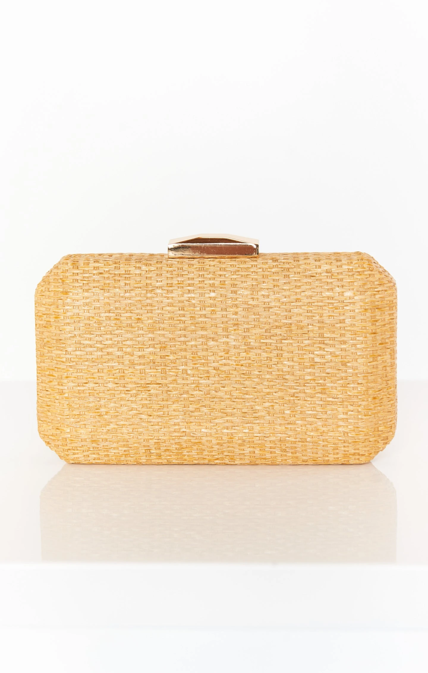 Show Me Your Mumu Norah Woven Clutch ~ Natural 4 Show Me Your Mumu Norah Woven Clutch ~ Natural - Image 2