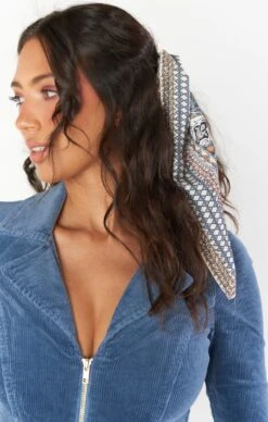 Show Me Your Mumu Emmylou Scarf ~ Cool Paisley -Show Me Your Mumu fallreshoots courtney 8.211918