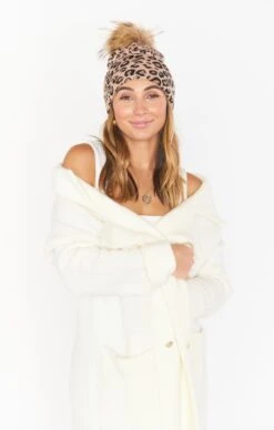 Show Me Your Mumu Eloise Leopard Beanie ~ Beige -Show Me Your Mumu finds blake 9.2218121