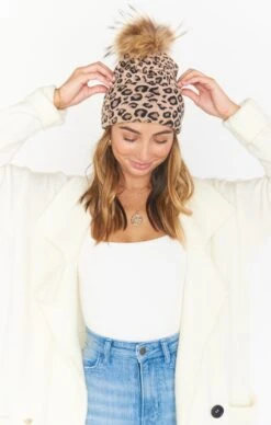 Show Me Your Mumu Eloise Leopard Beanie ~ Beige -Show Me Your Mumu finds blake 9.2218134