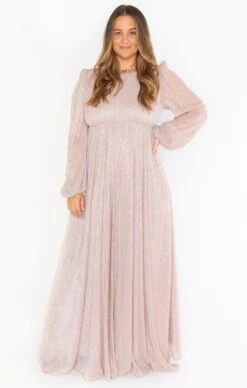 Show Me Your Mumu Rosaline Maxi Dress ~ Magic Mauve Glimmer -Show Me Your Mumu finds blake 9.2222807