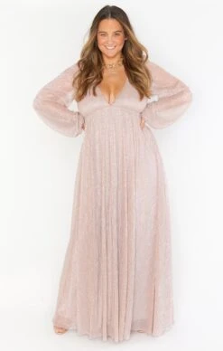 Show Me Your Mumu Rosaline Maxi Dress ~ Magic Mauve Glimmer -Show Me Your Mumu finds blake 9.2222816
