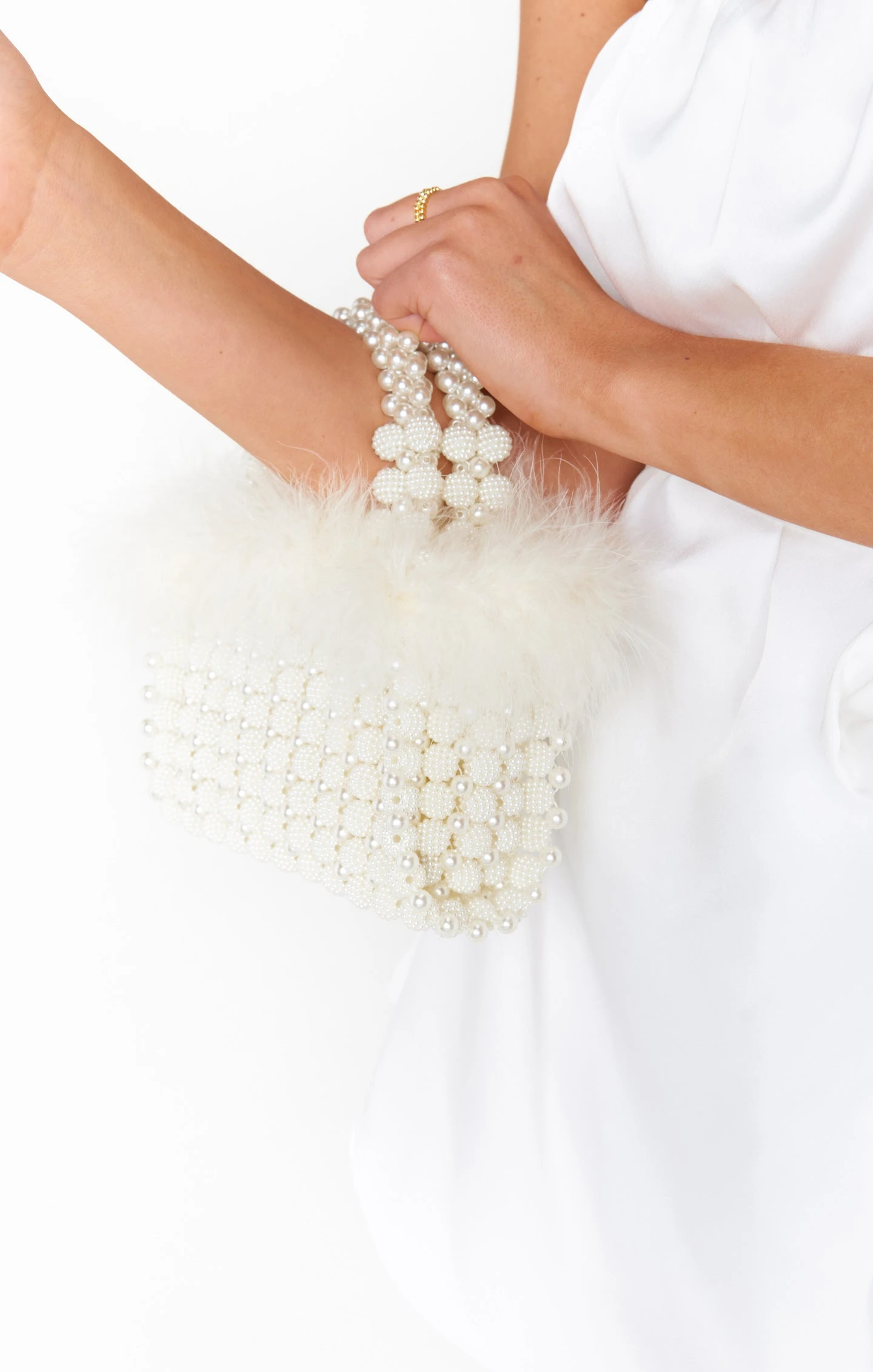 Show Me Your Mumu I Do Bag ~ Ivory Beaded 5 Show Me Your Mumu I Do Bag ~ Ivory Beaded - Image 3